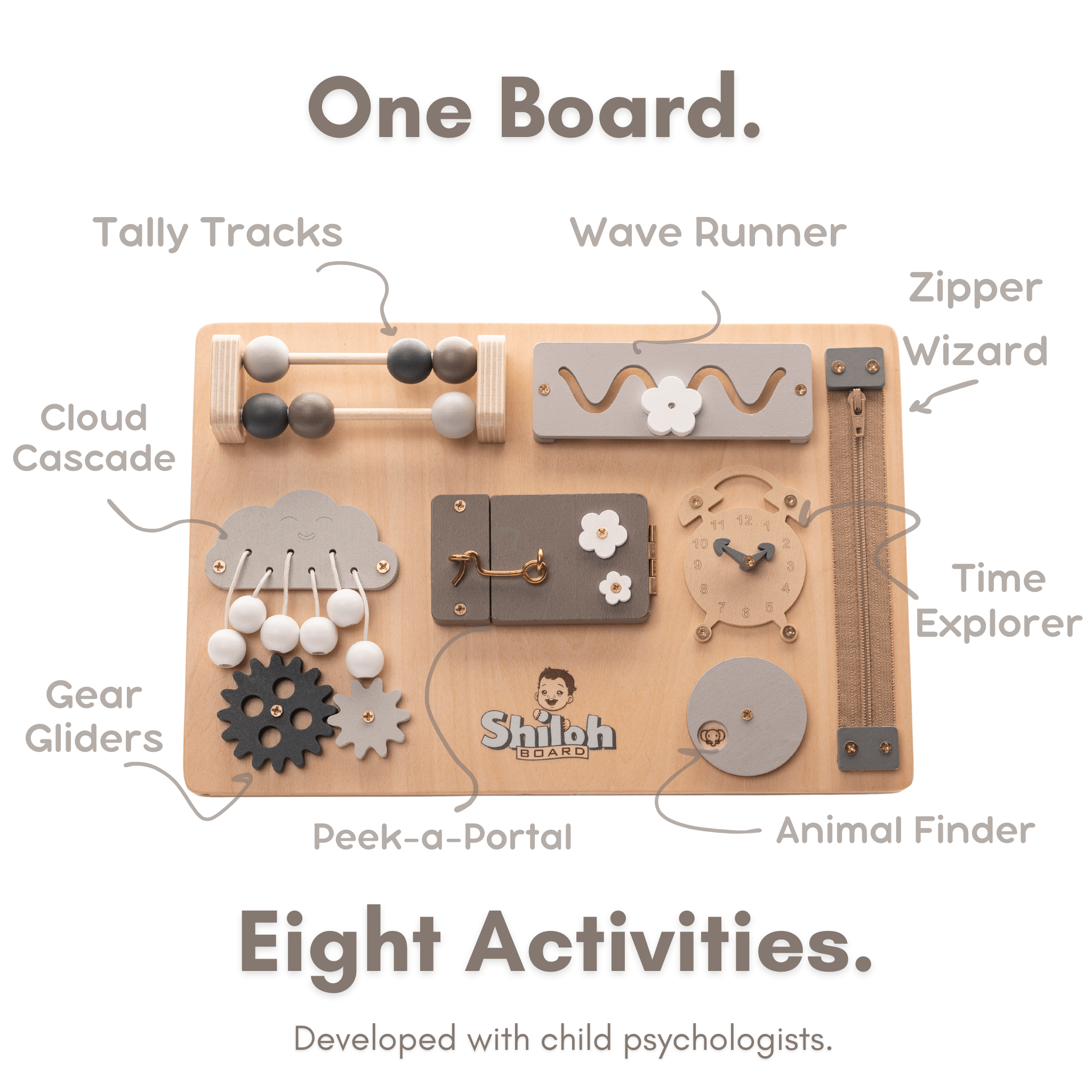 The Shiloh Board - Our Flagship Busy Board - Shilohboards